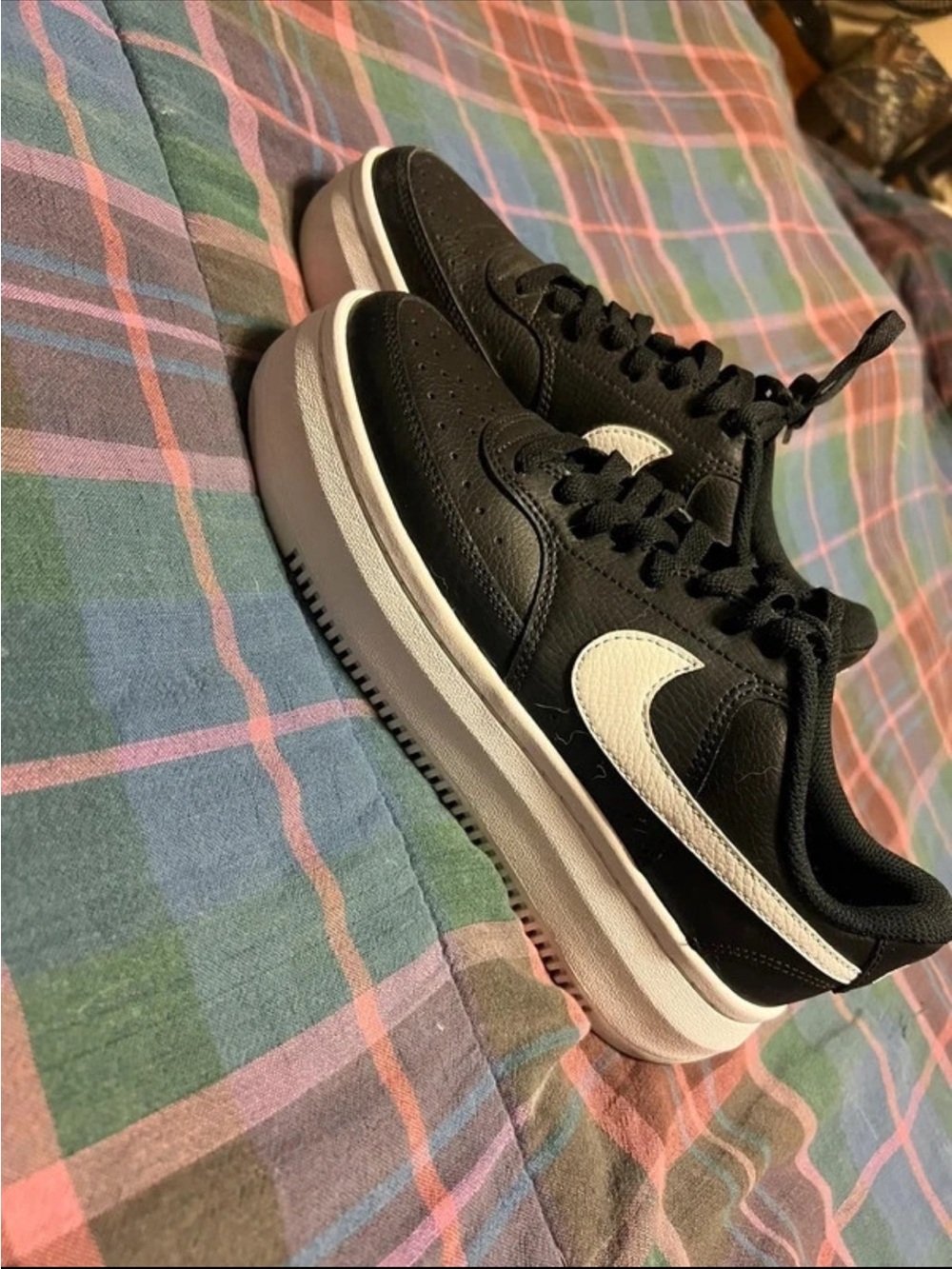 Nike Black and White Low-Top Sneakers
